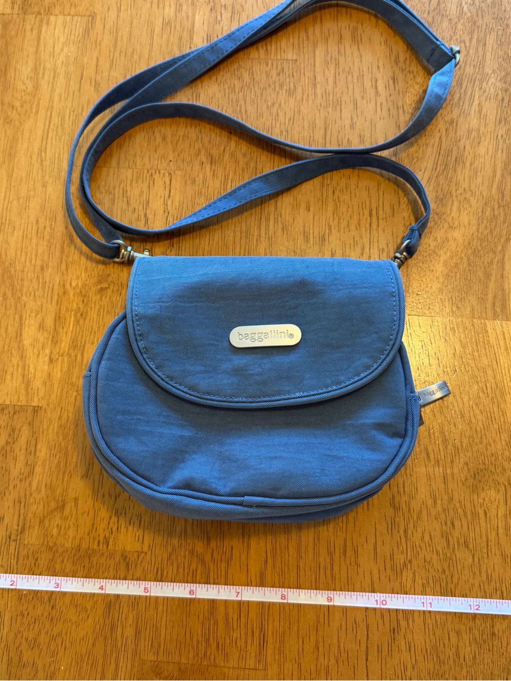 Baggallini Slate Blue Compact Crossbody/Belt Bag